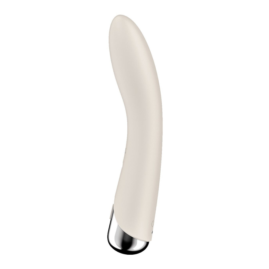 Вібратор точки G з обертанням Satisfyer Spinning Vibe 1 Beige, 2 мотори фото 3