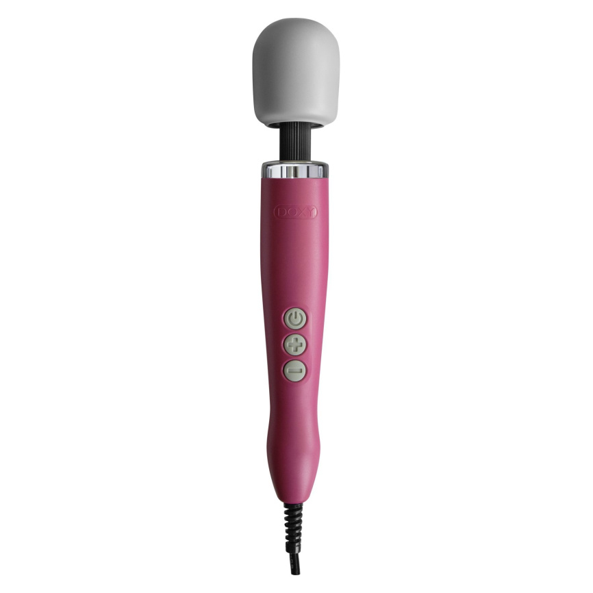 Вібромасажер DOXY Original Pink, дуже потужний, живлення 220В, пульсівні вібрації фото 1