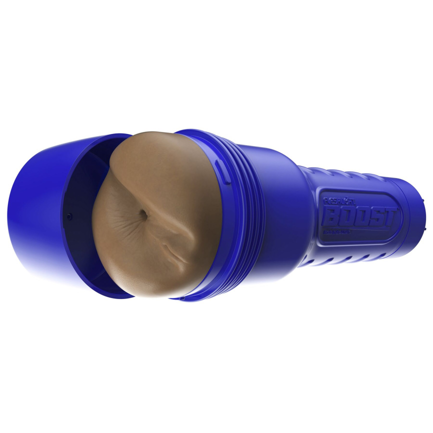 Мастурбатор-попка Fleshlight Boost Blast Female Medium Dark Flesh, плаваючі кільця Turbo Tech фото 7