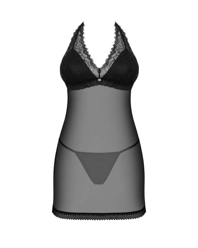 Пеньюар Obsessive Medilla chemise & thong XS/S фото 3