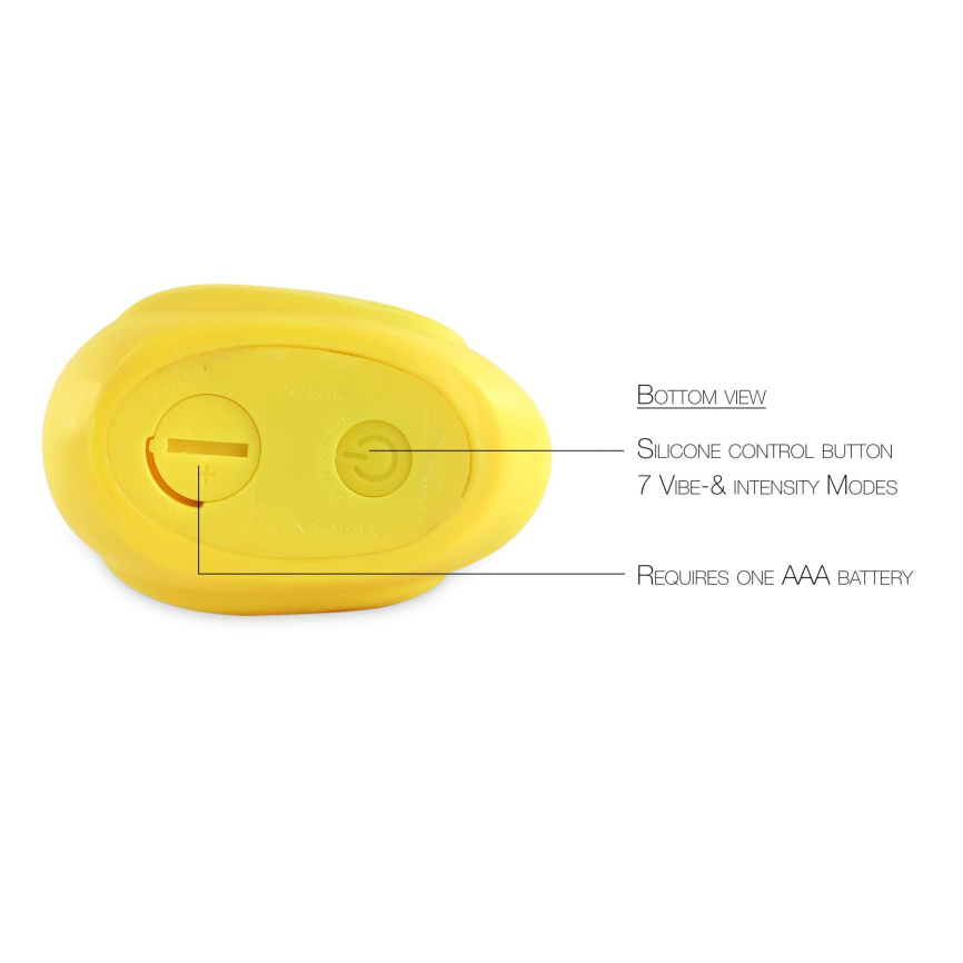 Вібромасажер качечка I Rub My Duckie - Classic Yellow v2.0, скромняжка фото 5