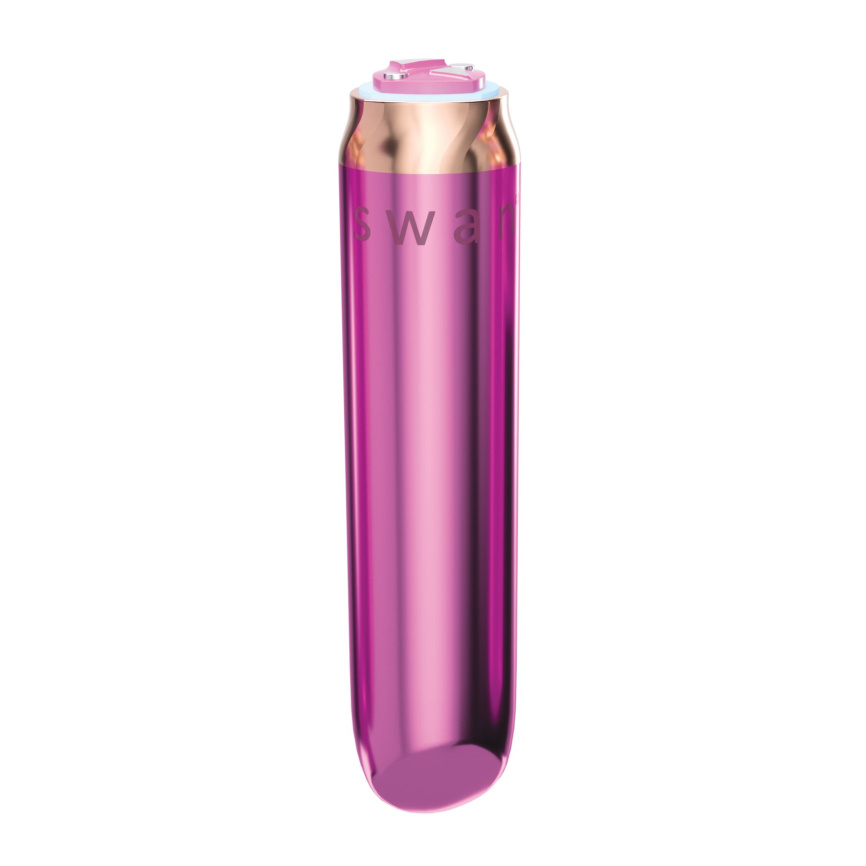 Віброкуля Swan Maximum + Comfy Cuff Pink, суперпотужна, різна інтенсивність, силіконова манжета фото 1
