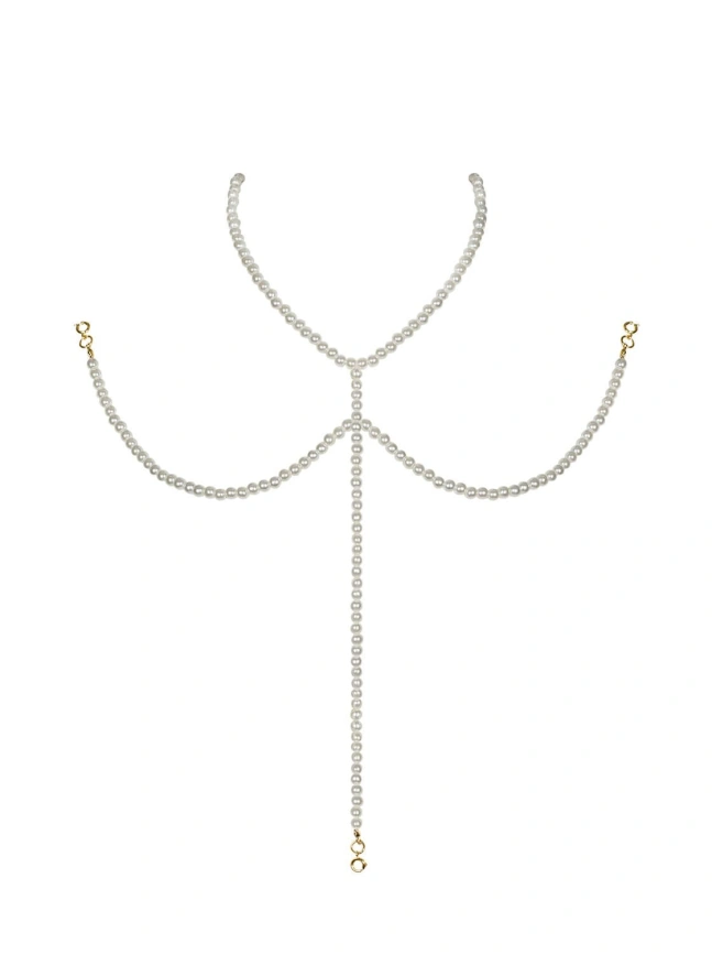 Ожерелье под жемчуг на декольте Obsessive A757 necklace pearl фото 1