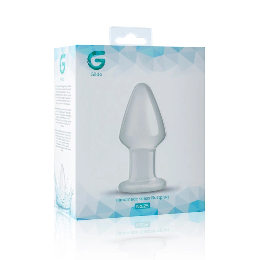 Стеклянная анальная пробка Gildo Glass Buttplug No. 25 фото 4