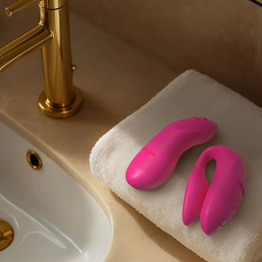 Смарт-вибратор для пар We-Vibe Chorus Pro Electric Pink фото 20