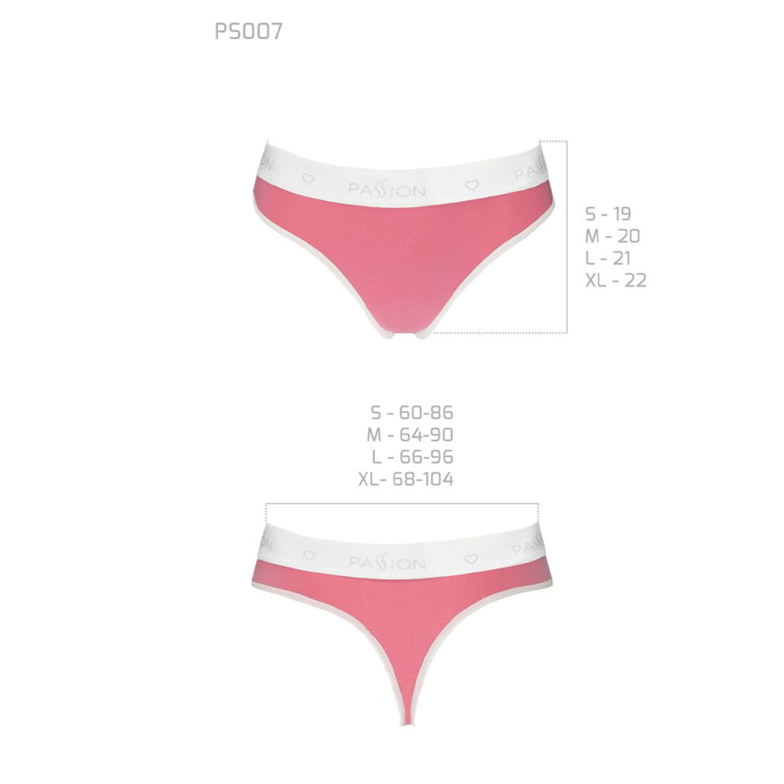 Спортивні трусики-стрінги Passion PS007 PANTIES S, pink фото 5
