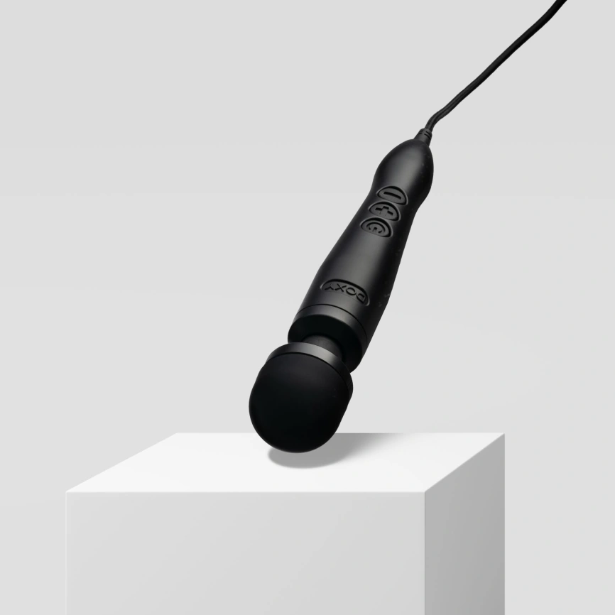 Вибромассажер DOXY3 USB-C Massager MATTE BLACK, кабель USB-C, регулируемая интенсивность, компактный фото 7