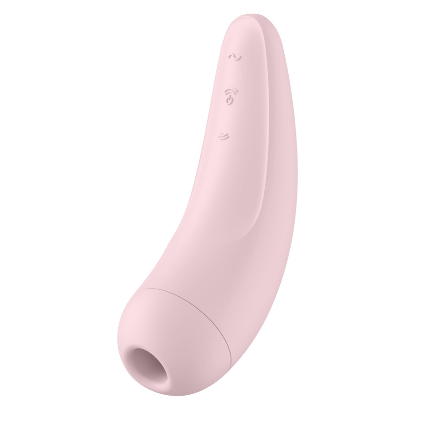 Вакуумний кліторальний стимулятор Satisfyer Curvy 2+ Pink з керуванням через інтернет фото 5