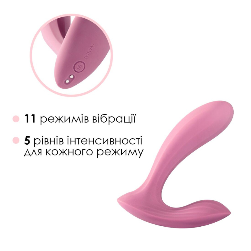 Смарт-вібратор у трусики Svakom Erica Romantic Rose, дуже гнучкий, 2 мотори фото 8