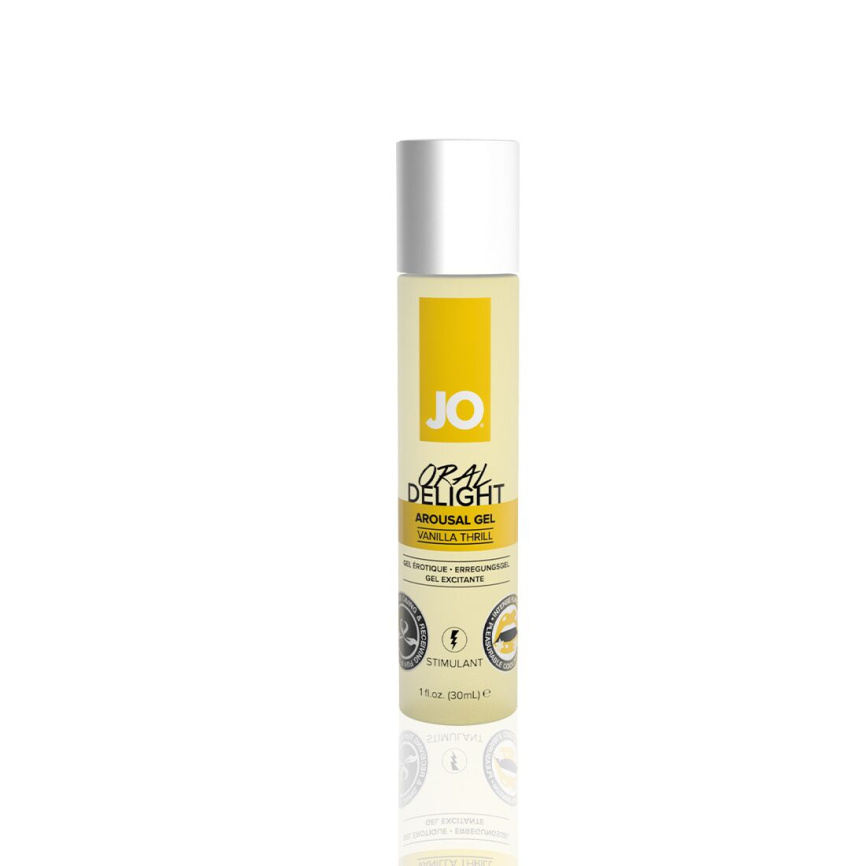 Гель для оральних пестощів JO Oral Delight Vanilla Thrill (30 мл), ефект холод-тепло фото 1