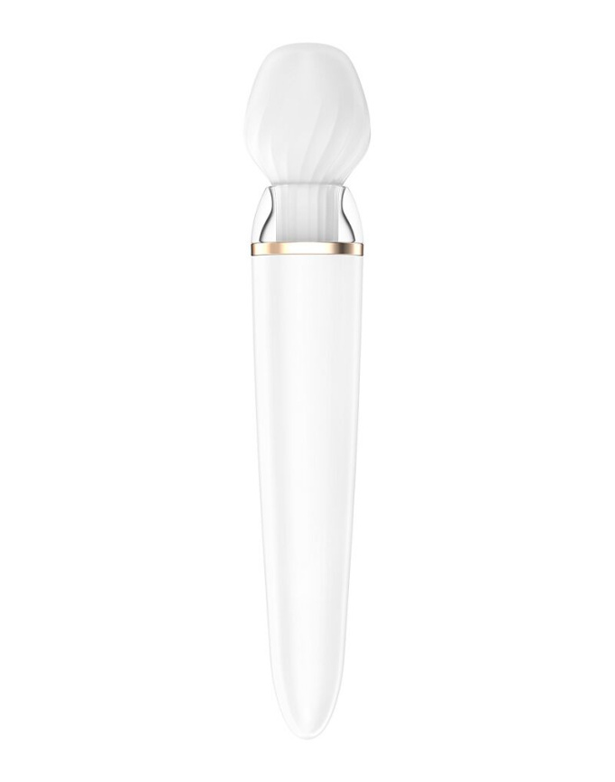 Смарт-вібромасажер зі змінною головкою Satisfyer Double Wand-er фото 2