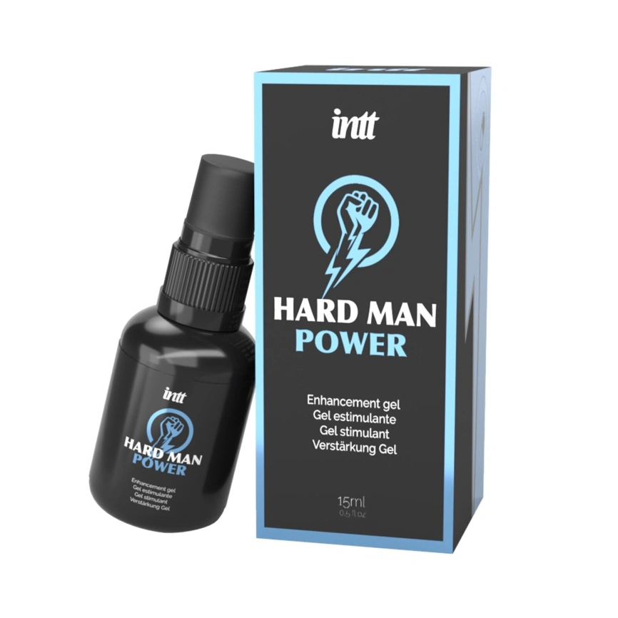 Стимулирующий гель для эрекции Intt Hard Man Power (15 мл), экстракт гингко билоба, таурин фото 2