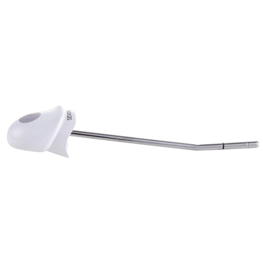 Уретральний зонд LOCKINK SEVANDA Vibrating & E-stim Metal Urethral Sounding - White фото 3