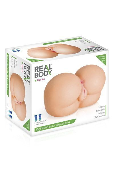 Мастурбатор-попка Real Body — Nice Ass, два входи: вагіна та попка фото 3