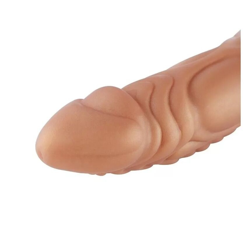 Фалоімітатор для секс-машин Hismith Slightly Curved Silicone Dildo Monster Series, кріплення KlicLok фото 6