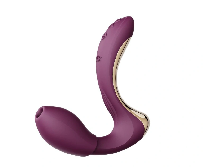 Вибратор-пульсатор с вакуумной насадкой Zalo – Talis G-Spot PulseWave Vibrator Velvet Purple фото 2