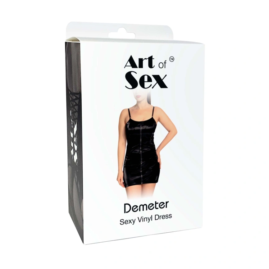 Лакированное платье Art of Sex - Demeter, цвет черный, размер S фото 3