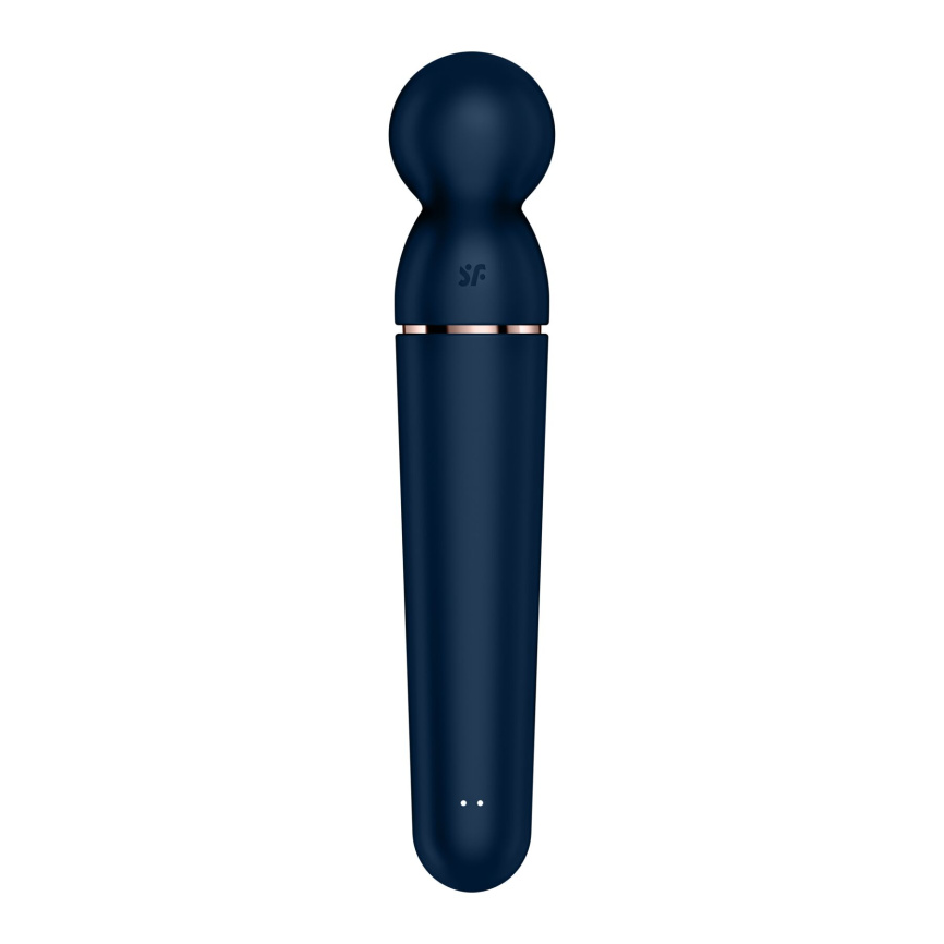 Вібромасажер Satisfyer Planet Wand-er Blue/Rosegold, дуже потужний, бездротовий фото 3