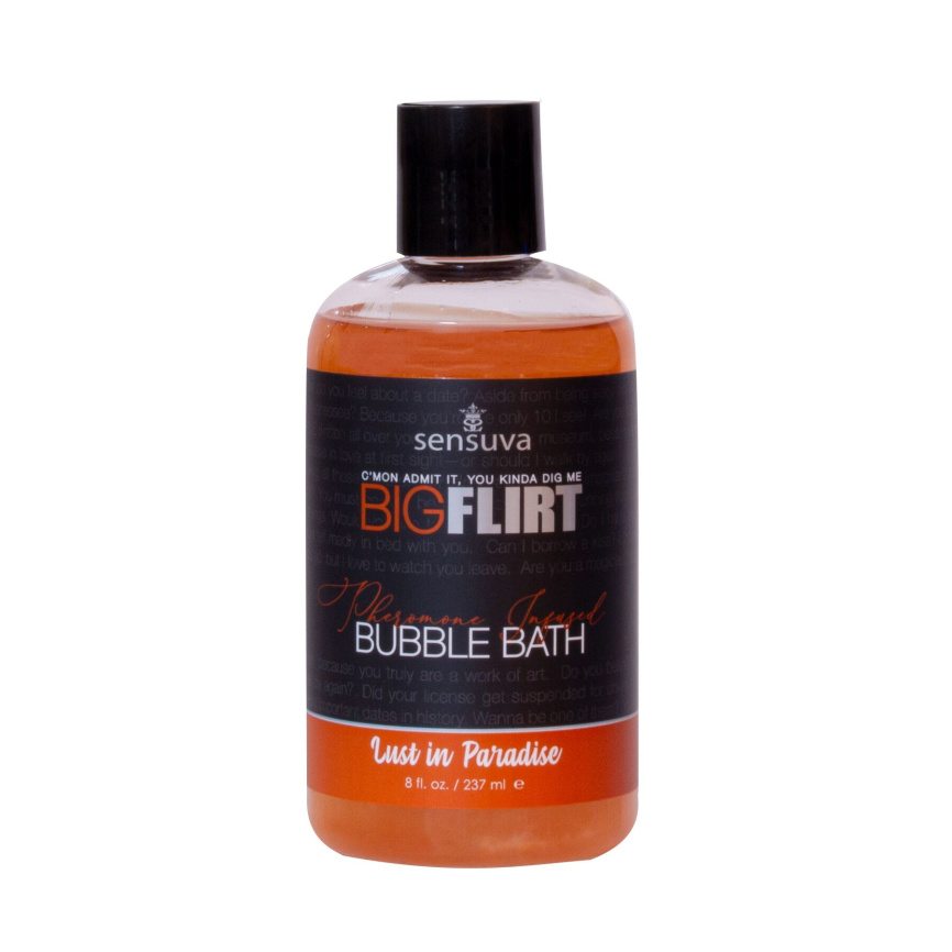 Піна для ванни Sensuva — Big Flirt Pheromone Bubble Bath — Lust in Paradise (237 мл) фото 1