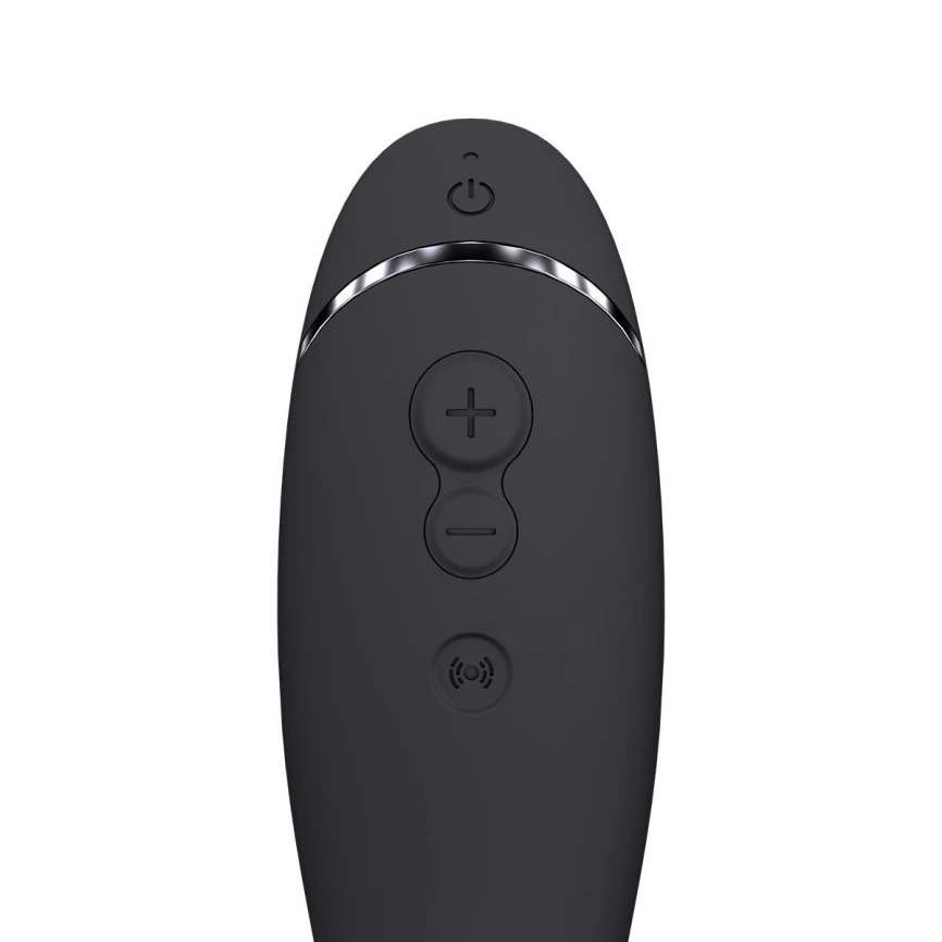 Вакуумный стимулятор для точки G и клитора с вибрацией Womanizer OG Dark Grey, 12 уровней, 3 режима фото 6