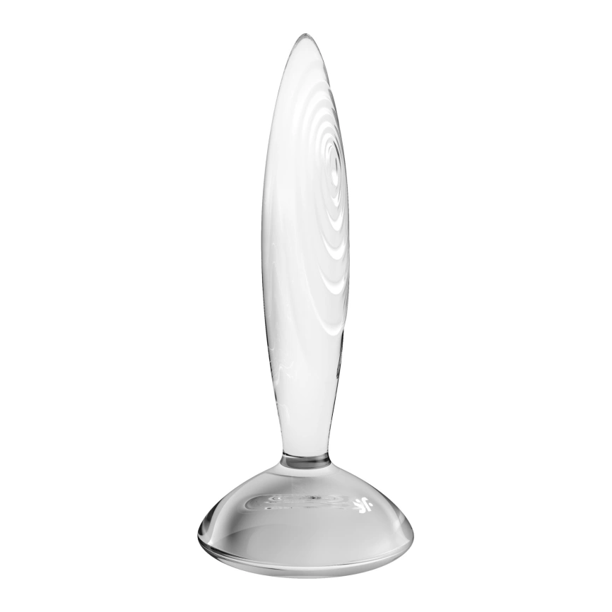 Стеклянная анальная пробка Satisfyer Sparkling Crystal, очень прочная, термостойкая фото 4