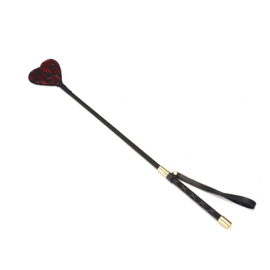 Шлепалка-сердечко Liebe Seele Victorian Garden Riding Crop, двусторонняя фото 1