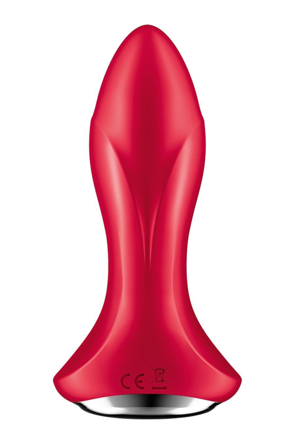 Анальна смарт-вібропробка із перлинним масажем Satisfyer Rotator Plug 1+ Red фото 7