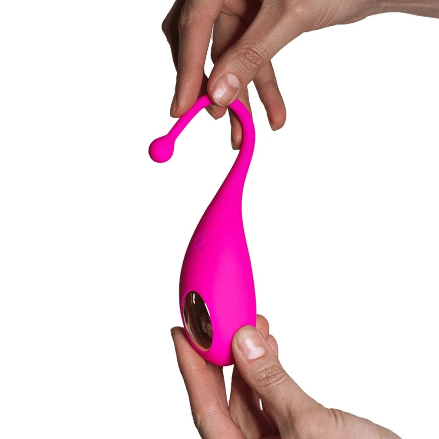 Смарт-виброяйцо Adrien Lastic Palpitation Pink с глубокой вибрацией фото 6