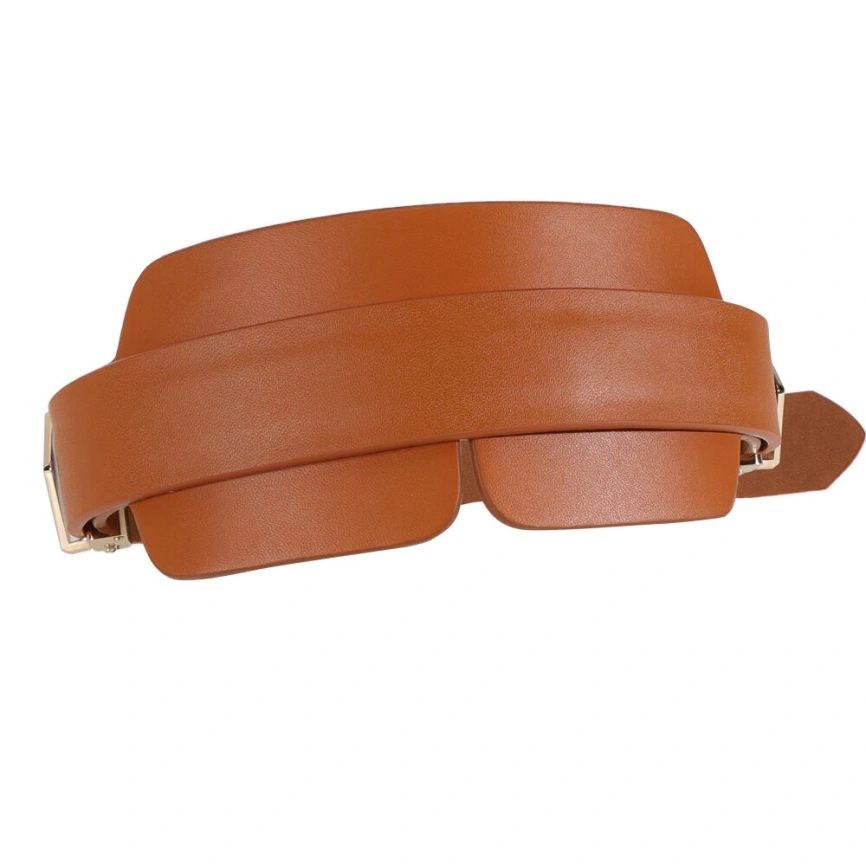 Маска на глаза LOCKINK Blindfold Kit, коричневая, натуральная кожа, регулируемый объем фото 7