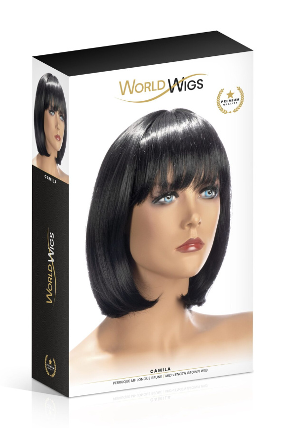 Перука World Wigs CAMILA MID-LENGTH BROWN фото 2