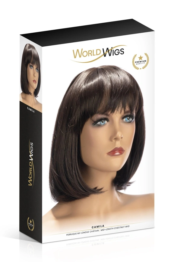 Парик World Wigs CAMILA MID-LENGTH CHESTNUT фото 2