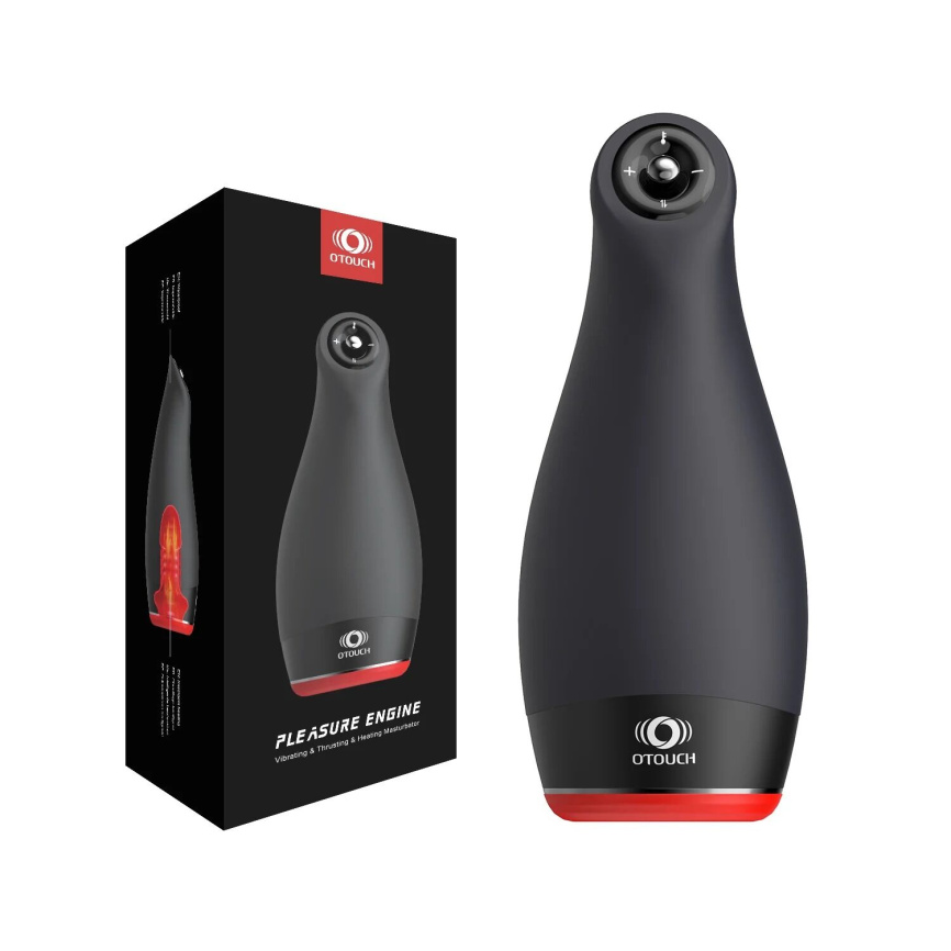 Мастурбатор Otouch Pleasure Engine, 7 режимів вібрації, 5 режимів фрикцій, підігрів, джойстик фото 11