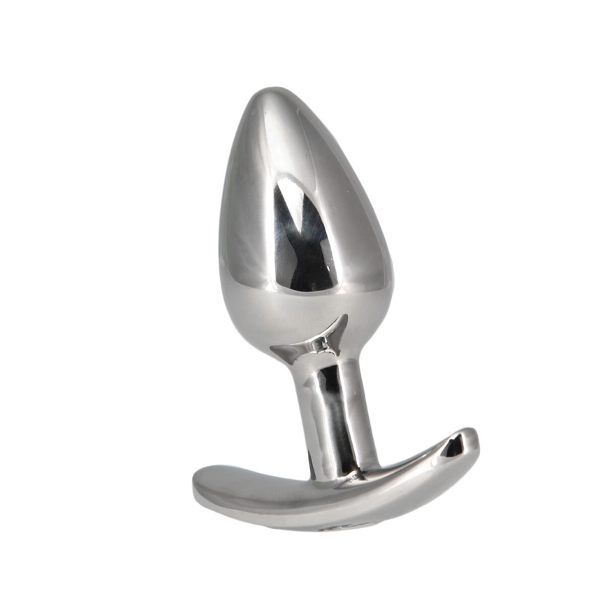 Анальна пробка Pillow Talk Sneaky Luxurious Stainless Steel Anal Plug із кристалом Swarovski фото 1