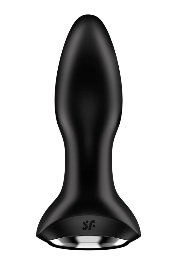 Анальная смарт вибропробка с жемчужным массажем Satisfyer Rotator Plug 2+ Black фото 4