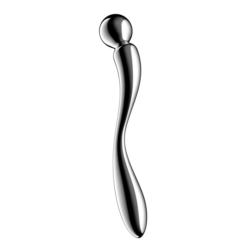 Металевий дилдо Satisfyer Star Force 2, двосторонній, можна нагрівати та охолоджувати фото 2