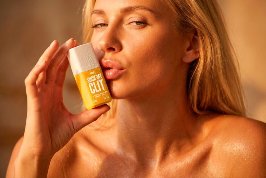 Смоктайзер для клітора Intt Suck My Clit Tropical Mango (15 мл), манго, гель з ефектом посмоктування фото 5