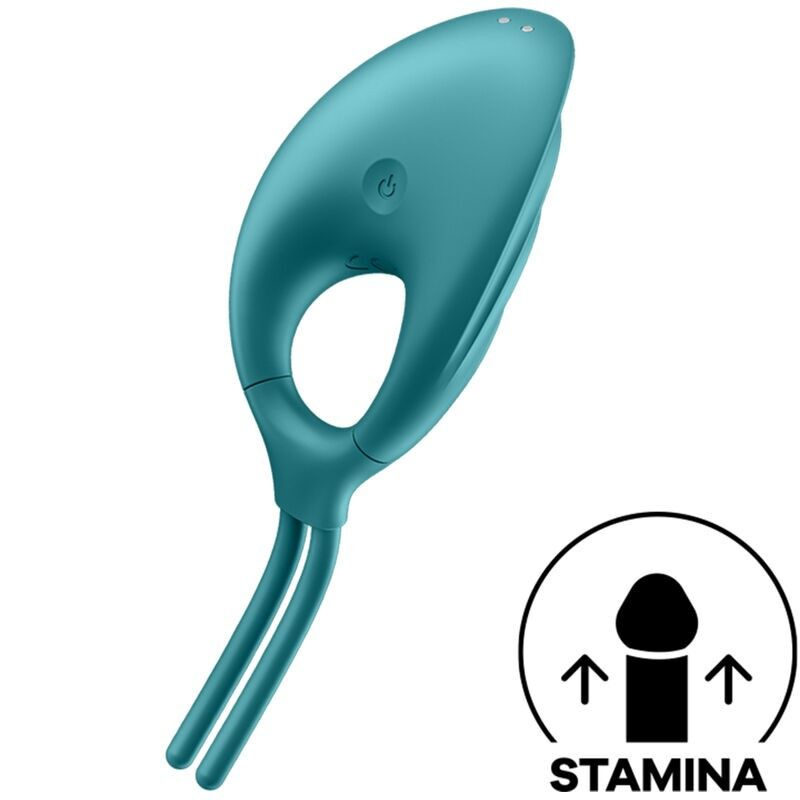 Ерекційне віброкільце-ласо Satisfyer Swordsman Green, міцна фіксація, 10 режимів, потужний мотор фото 2