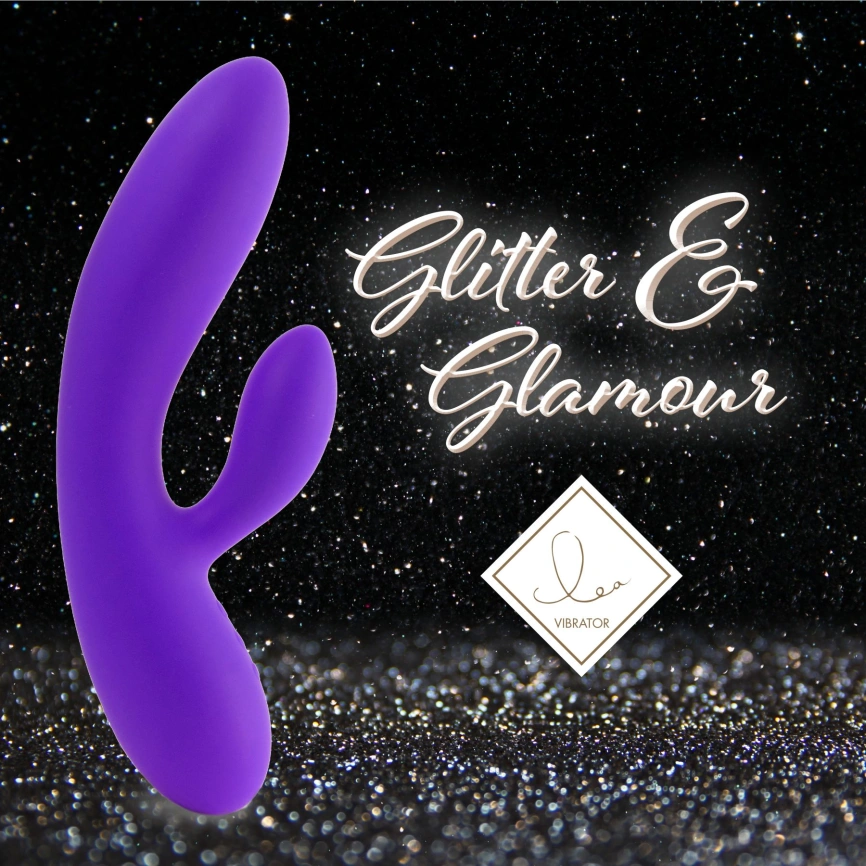 Гибкий вибратор кролик с двумя моторами FeelzToys Lea Rabbit Vibrator Medium Purple фото 3