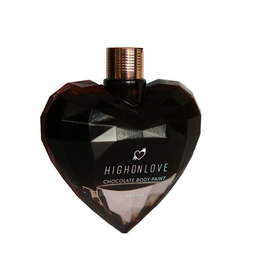 Премиум краска для тела HighOnLove Chocolate Body Paint (100 мл) с какао, кофеином, маслом каннабиса фото 2