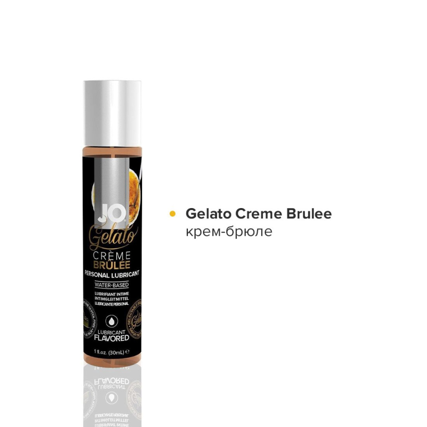 Набір JO Tri-Me Triple Pack — Gelato (3×30 мл) три різні смаки серії Джелато фото 4