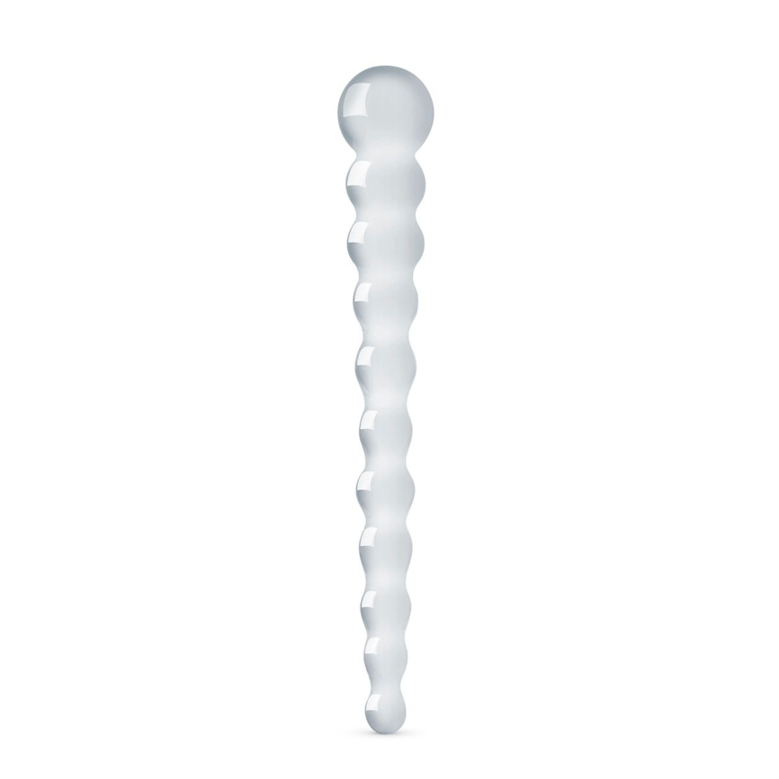 Скляний дилдо у вигляді намистин Gildo Glass Dildo No. 20 фото 1