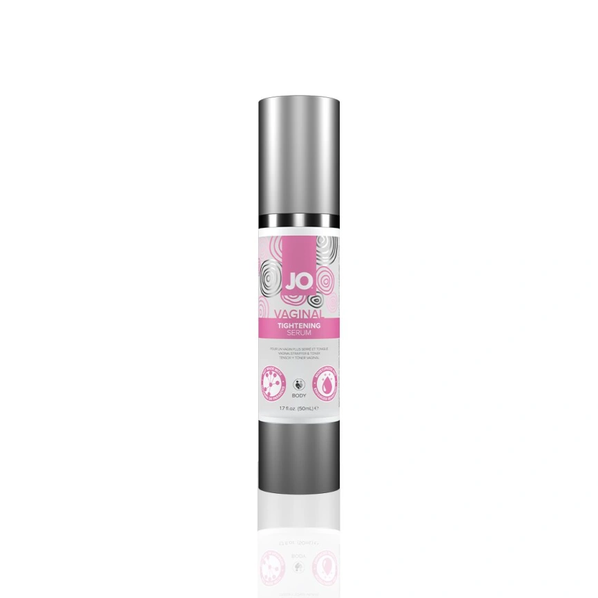 Гель для сужения влагалища JO Vaginal Tightening Serum (50 мл) с охлаждающе-вибрирующим эфф. фото 1