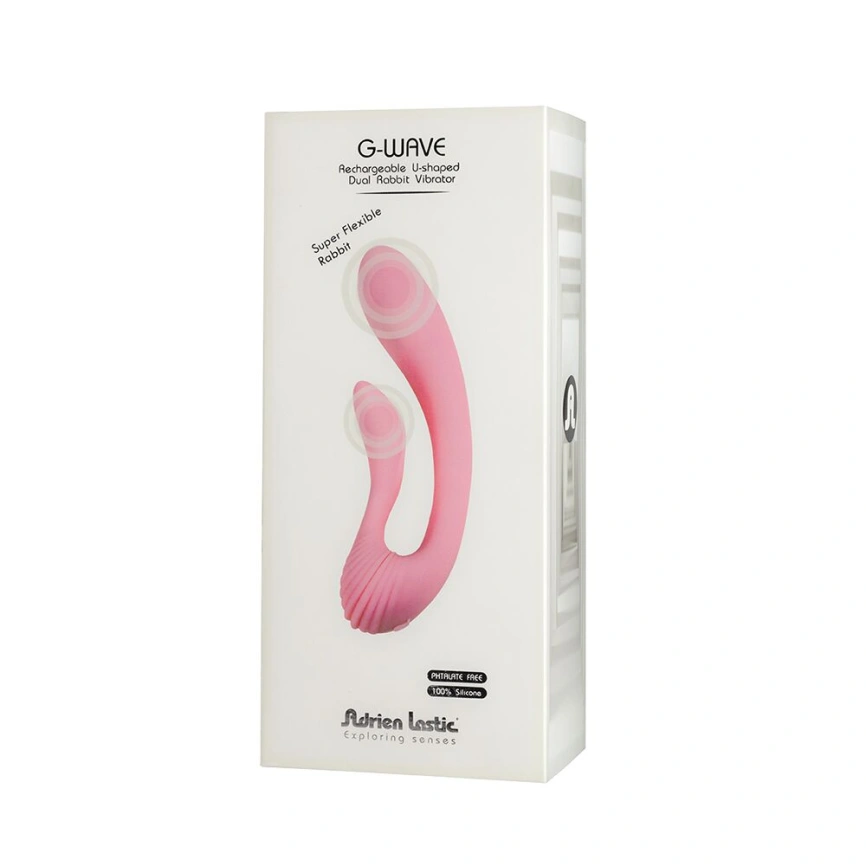 Вибратор Adrien Lastic G-wave вагинально-клиторальный, 2 мотора, универсальный фото 6