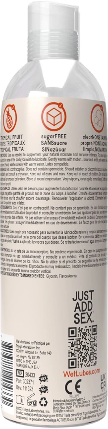 Распродажа!!! Согревающий лубрикант Wet Warming Tropical Explosion 118 мл (срок 31.05.2026) фото 2