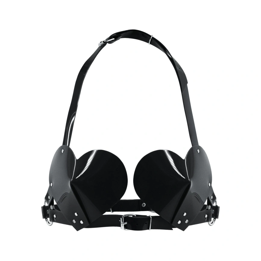 Лиф Сердце Feral Feelings - Hearts Bra Black фото 1
