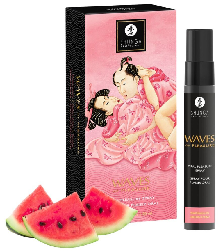 Спрей для посилення слиновиділення Shunga Waves of Pleasure Watermelon фото 1