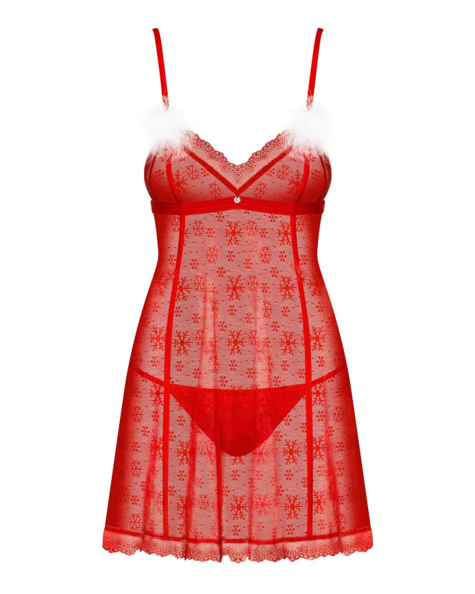 Сорочка Obsessive Claussica L/XL фото 3