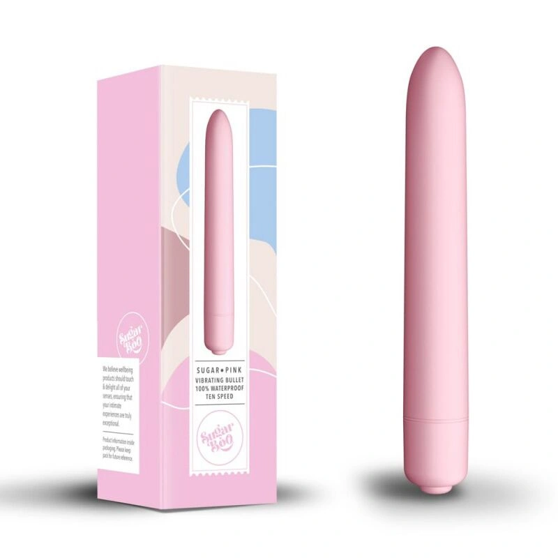 Мини-вибратор SugarBoo Sugar Pink, 10 уровней интенсивности фото 4