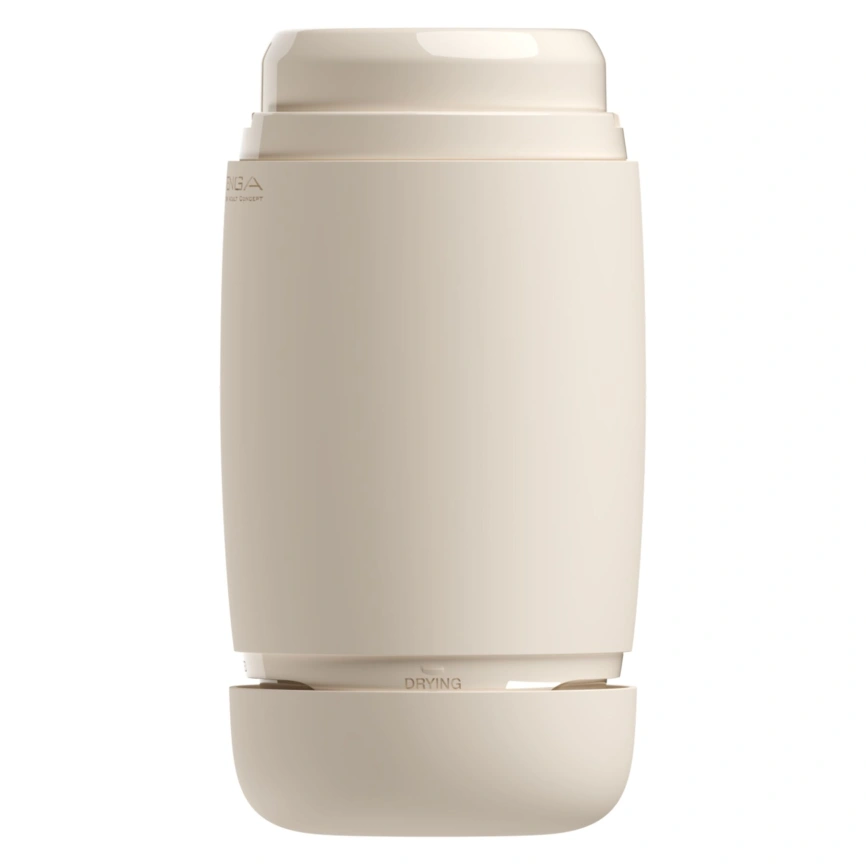 Мастурбатор TENGA PUFFY LATTE BROWN, ультрамягкий материал, многоразовый, сквозной фото 2