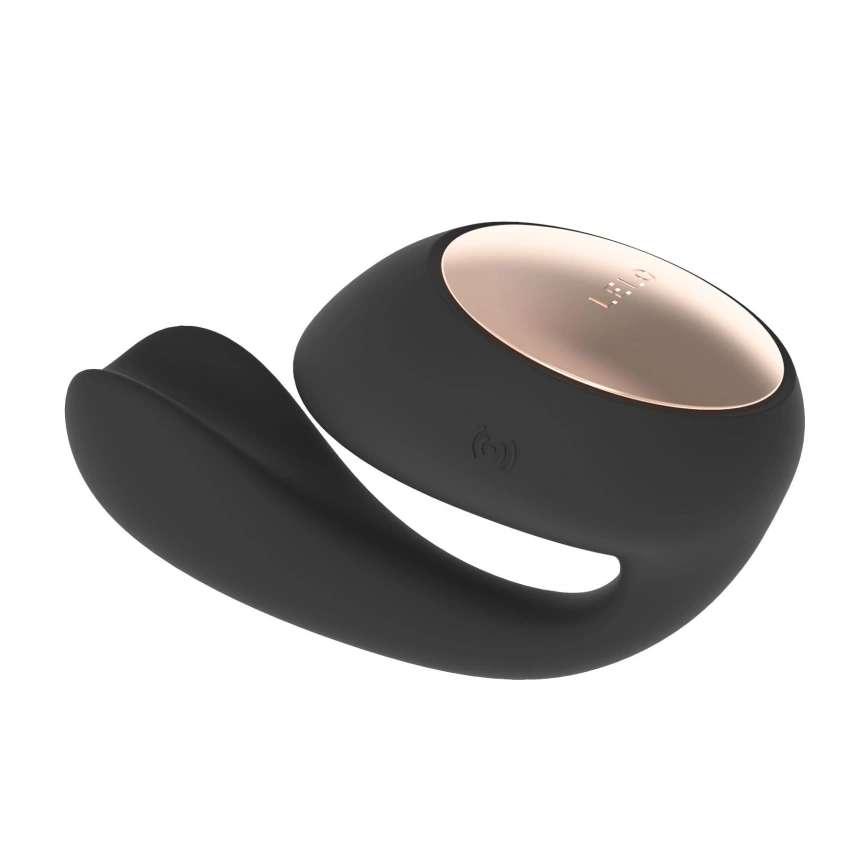 Смарт-вибратор LELO Ida Wave Black, вагинально-клиторальный, технология WaveMotion, 2 мотора фото 1